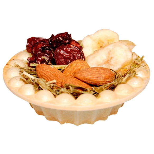 Nager-Fruchtkörbchen, 18 g, Kirsche/Banane/Mandeln/Luzerne