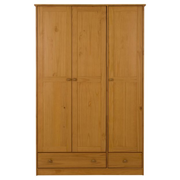 GUARDA-ROUPA 3 PORTAS/2 GAVETAS TIMBER