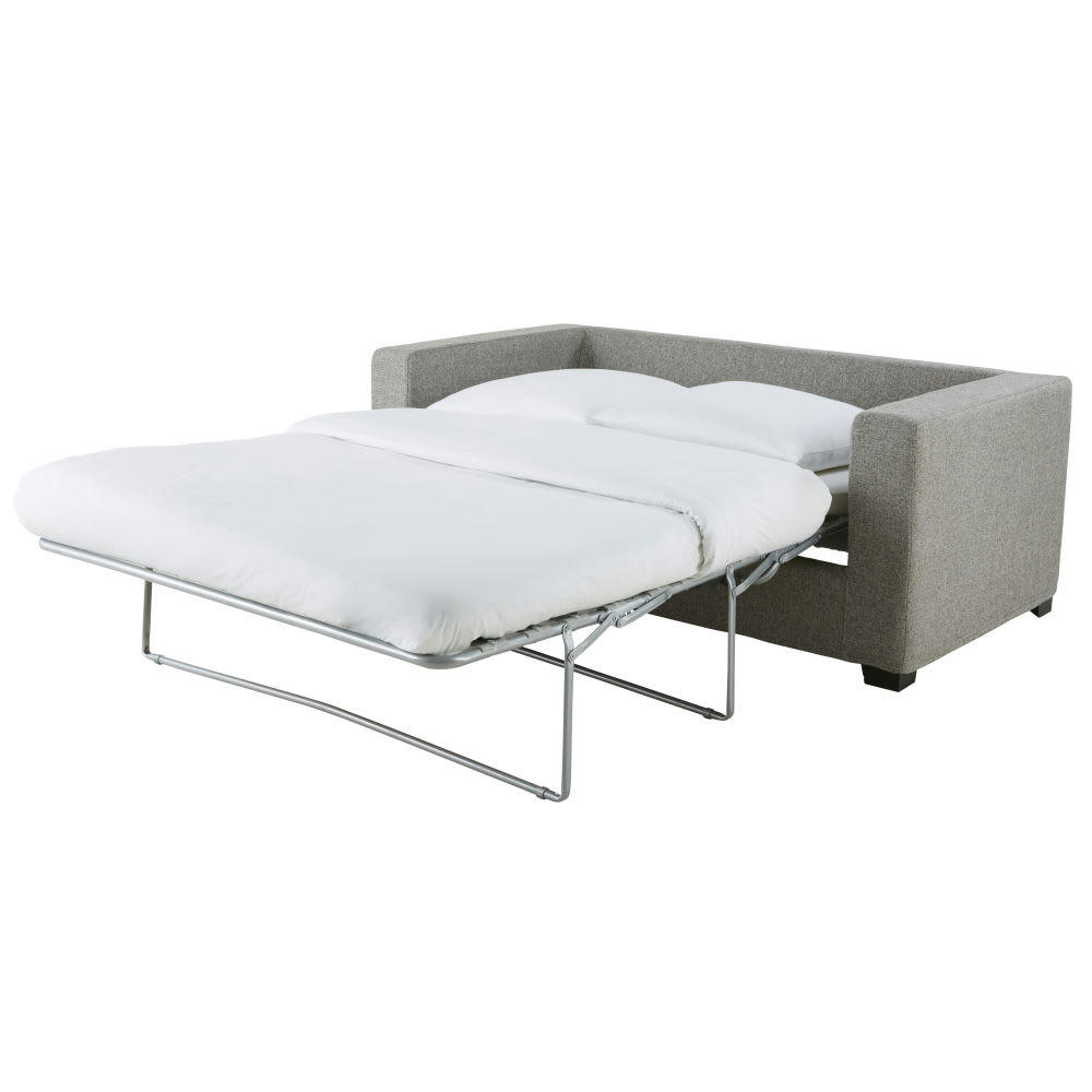 Milano - Canapé convertible 3 places gris anthracite, matelas 6 cm