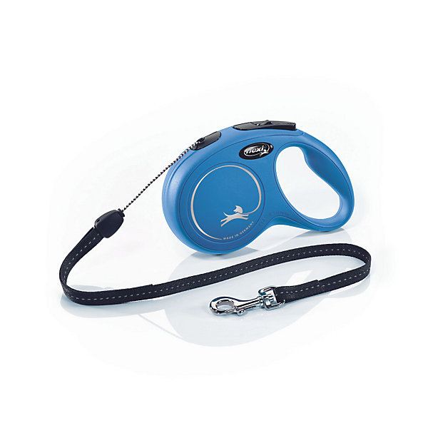 Laisse Flexi Classic Cordon S 8 m bleu chiens max 12 Kg
