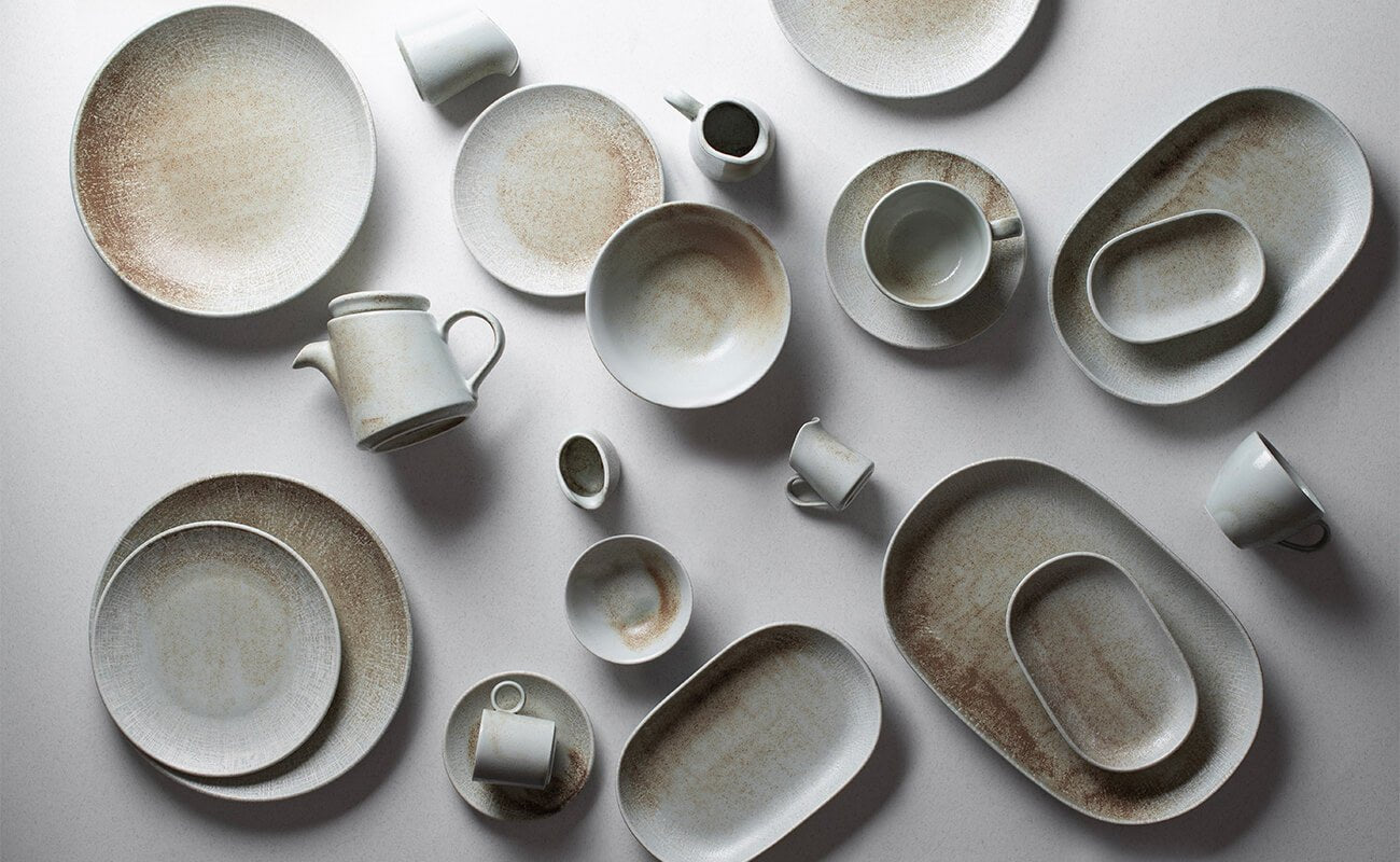 ID Fine Serveerschaal - Mellow - Porselein - 37 cm - set van 2