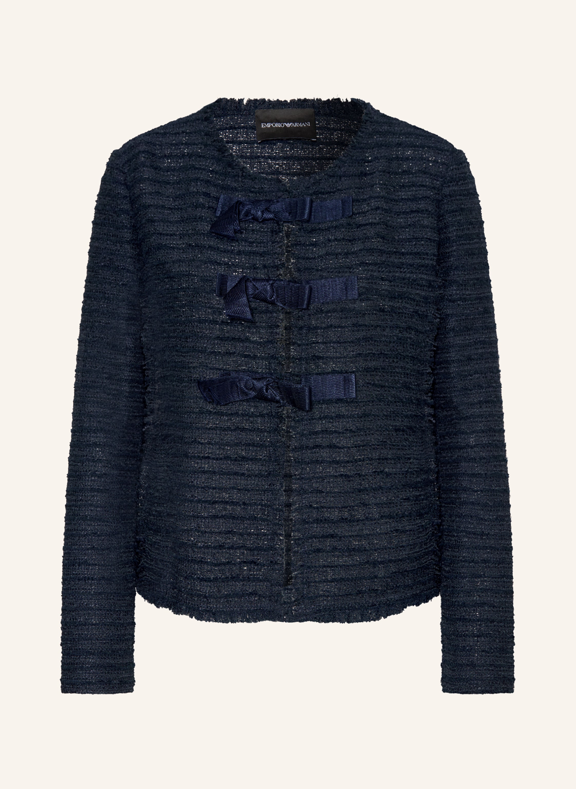 EMPORIO ARMANI Bouclé-Jacke