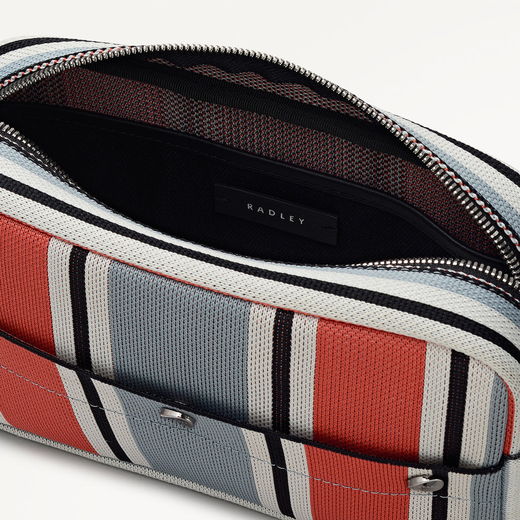 Hadleigh Place - Cabana Stripe - Small Ziptop Cross Body