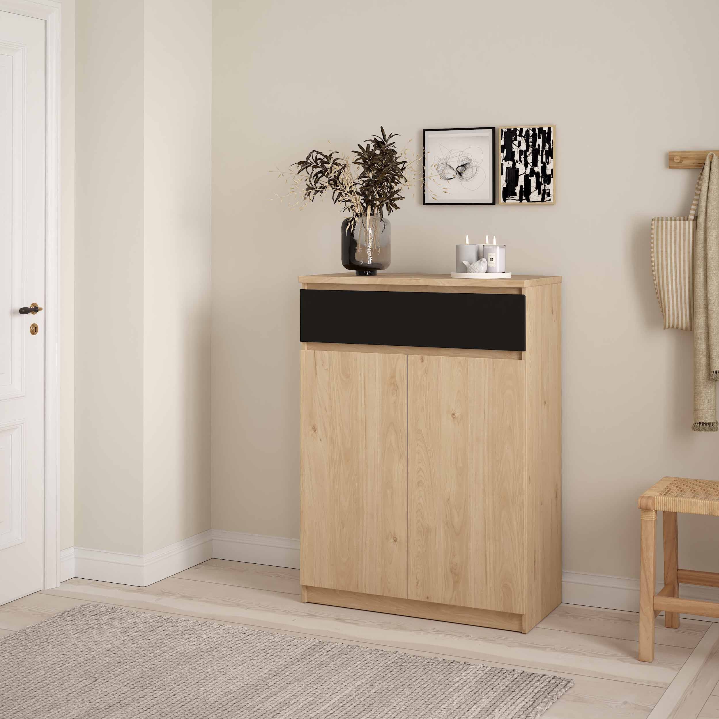 by fonQ basic Slide Schoenenkast - Zwart