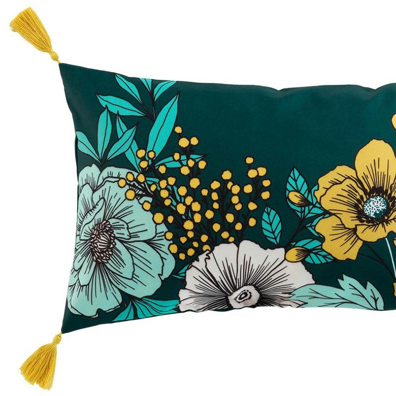 BOHOFLORA - Coussin pompons 30x50cm