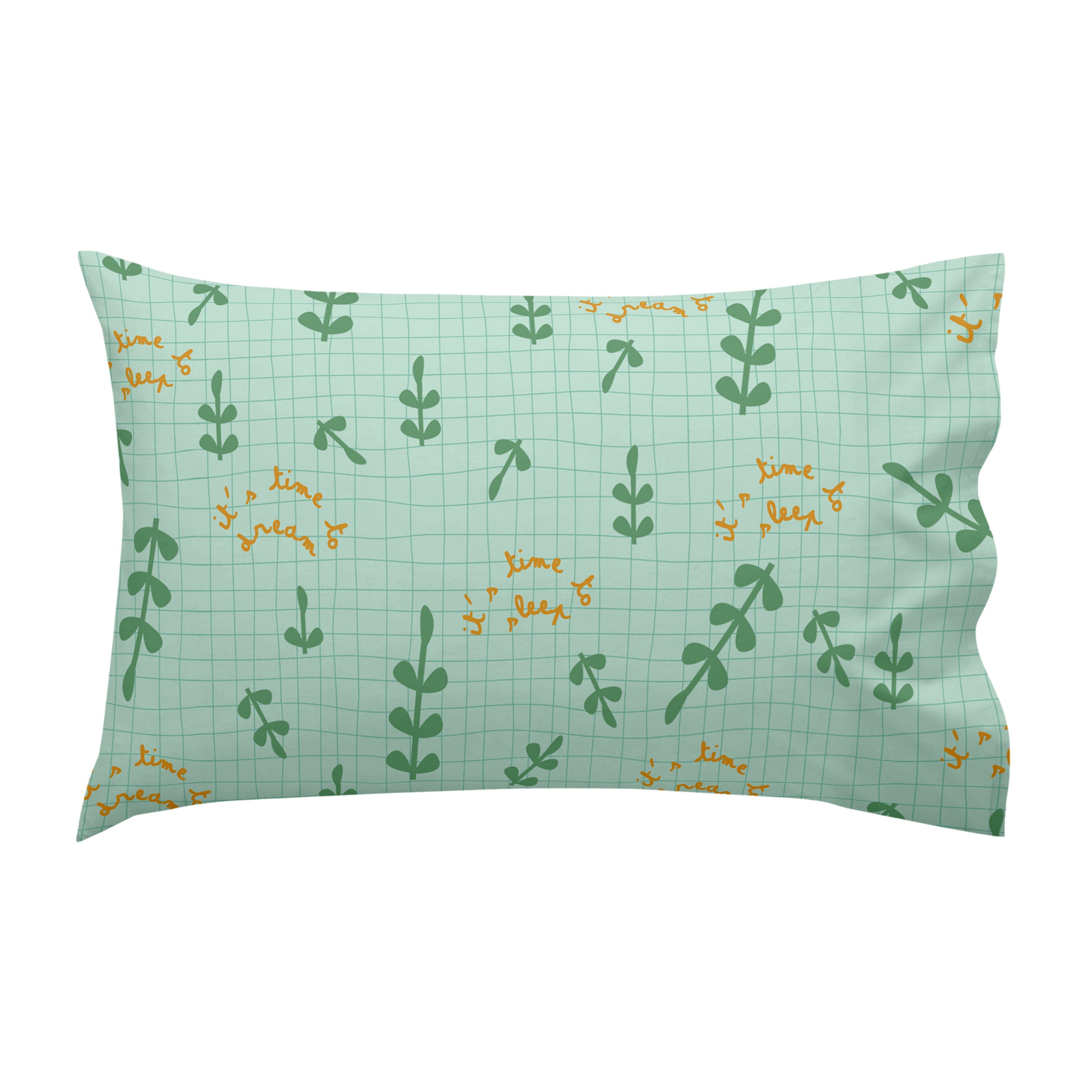 Happy sloth Dekbedovertrek wieg 2-delig Moshi Moshi, Veelkleurig, 100%