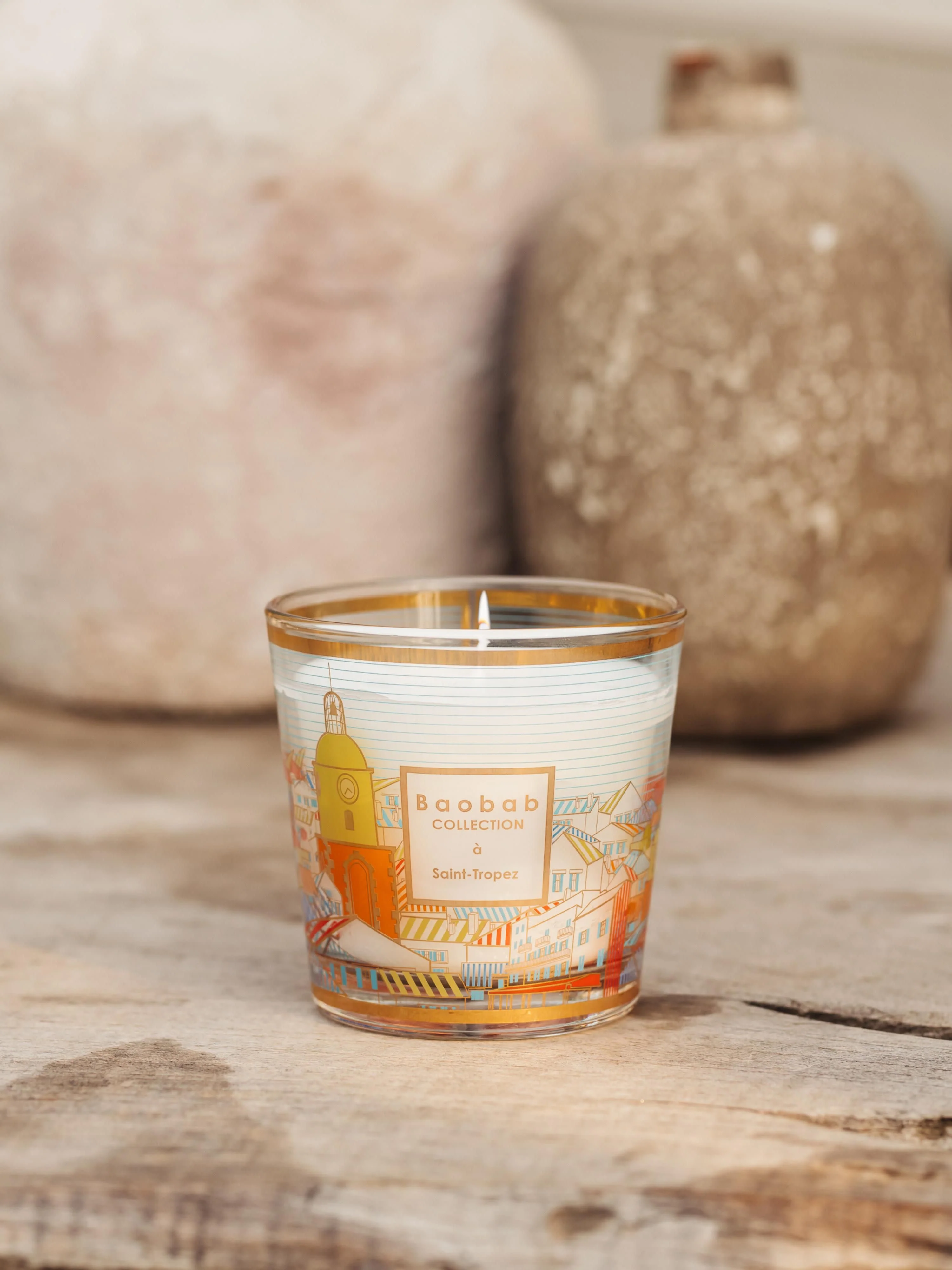 Duftkerze My First Baobab à Saint-Tropez (Thymian, Basilikum & Minze)