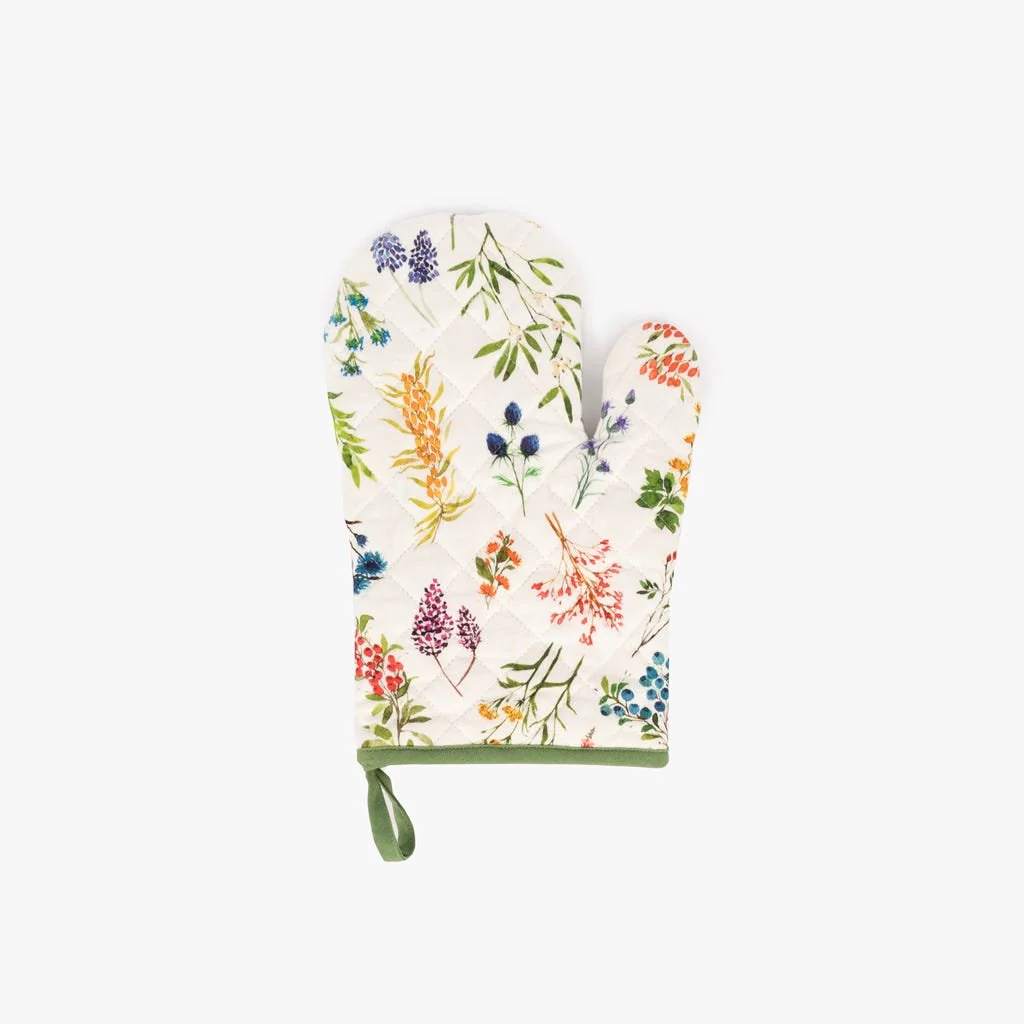 Pega Luva Algodão com Flores GARDEN MEMORIES