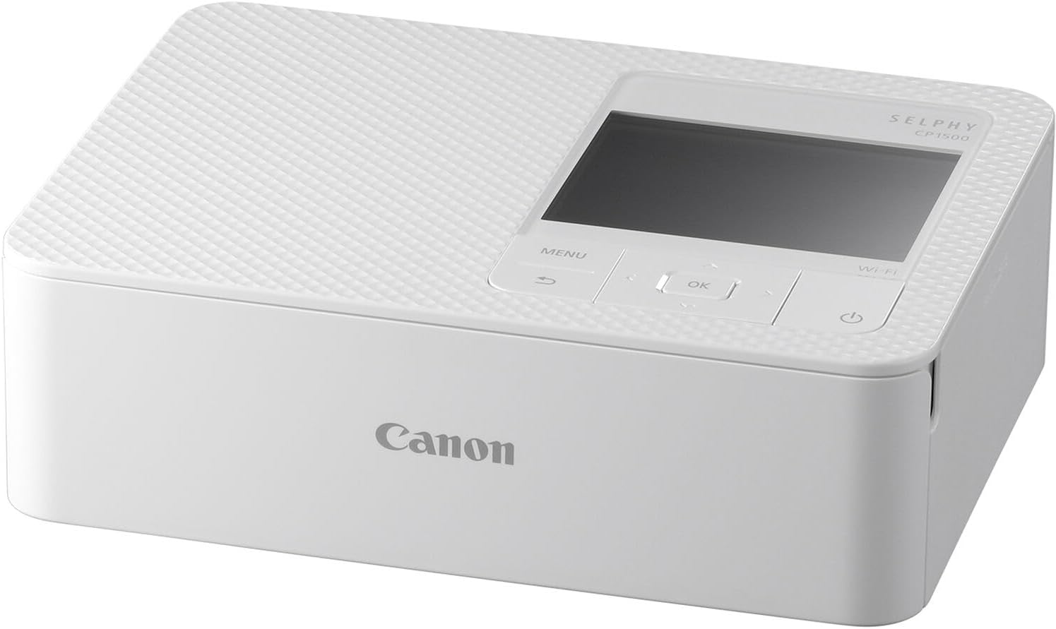 Canon Selphy CP1500 Wireless Compact Photo Printer (White) Bundle with KP-108IN Color Ink Paper Set (108 Sheets of 4x6 Paper + 3 Ink Cartridges) + Memory Card Holder + More
