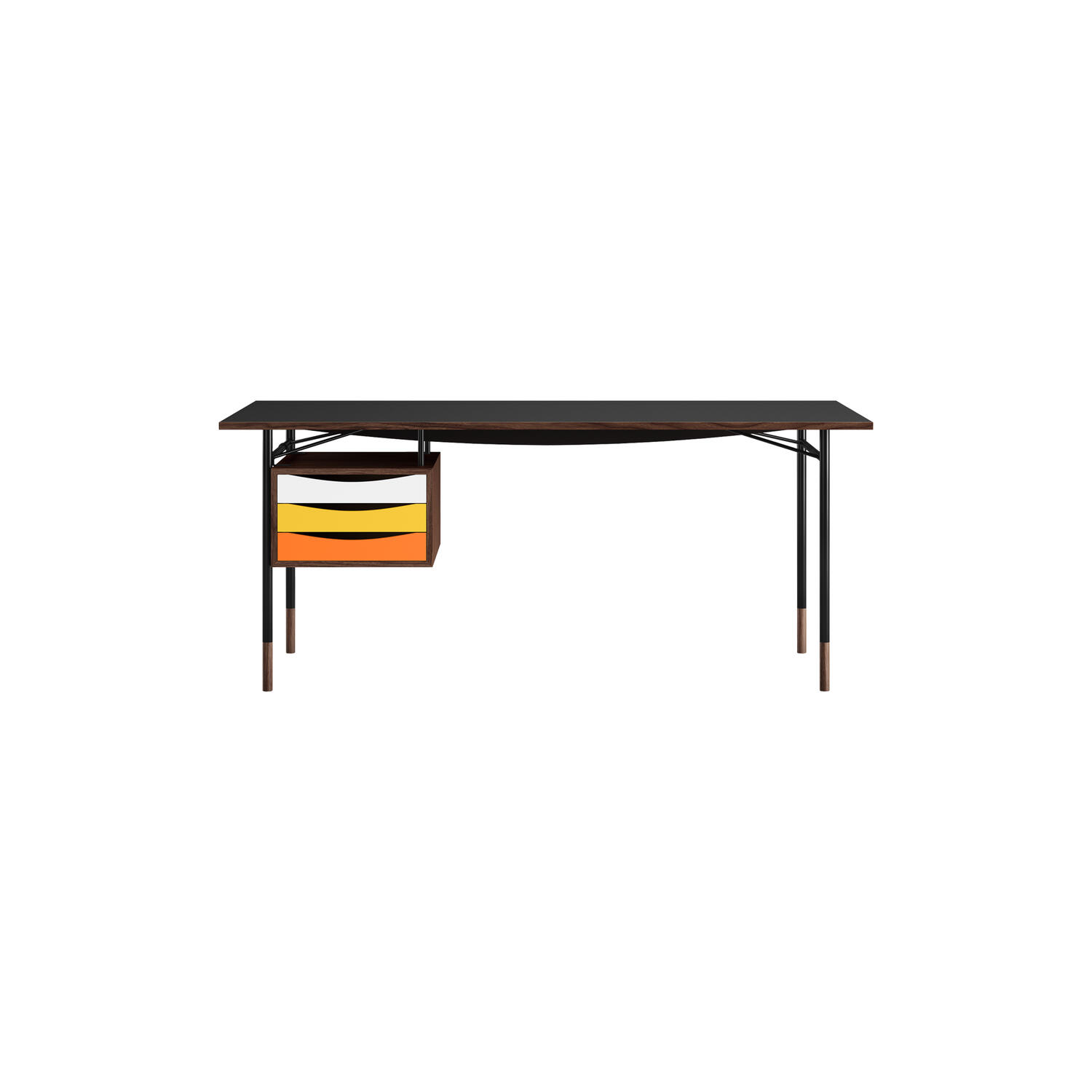 Nyhavn Arbejdsbord, black/warm