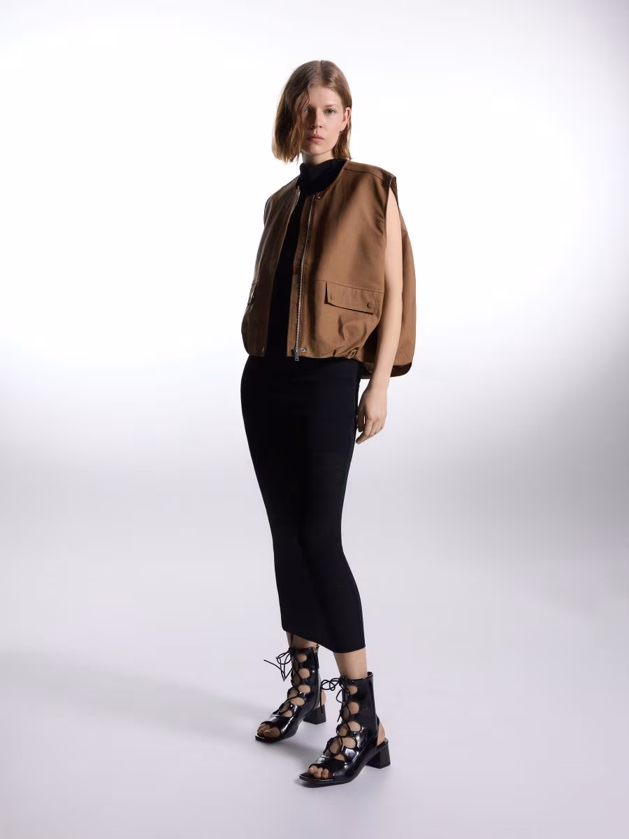 Heeled Leather Sandals