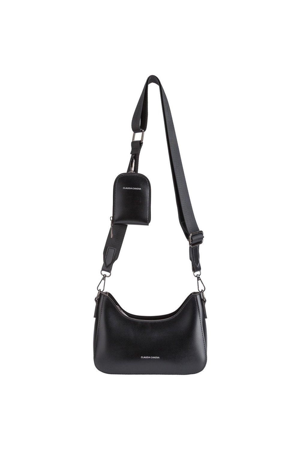 Claudia Canova Alexia Wide Strap Cross Body Bag