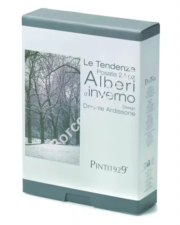Komplet sztućców 24 cz. na 6 osób PINTI1929 - Alberi d’inverno (3.5 mm) - pudełko 23.0410.7091.K24