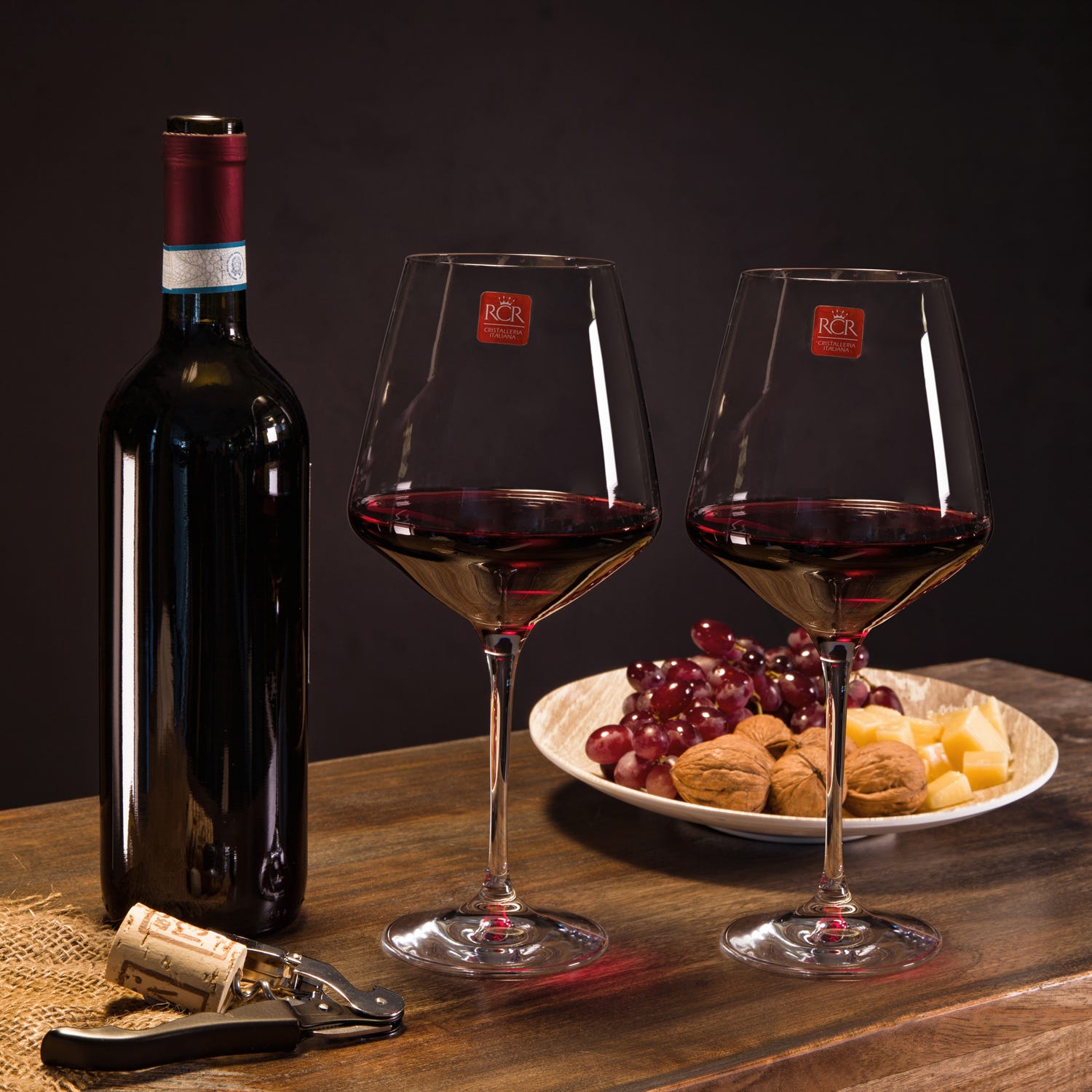 Set 2 calici vino rosso Aria trends
