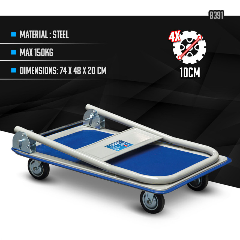 Chariot en acier 150 kg WORKMEN STORAGE