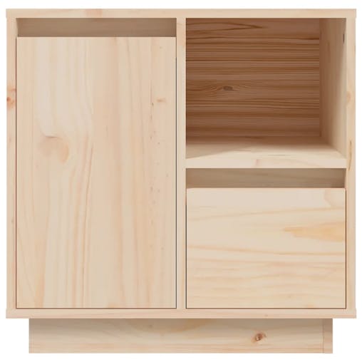 NNEVL Bedside Cabinets 2 pcs 50x34x50 cm Solid Wood Pine