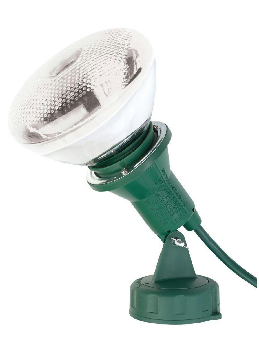 NOMA B38 Flood Light Kit with Ground Spike, Weather-Resistant, Assorted Colours, 89W