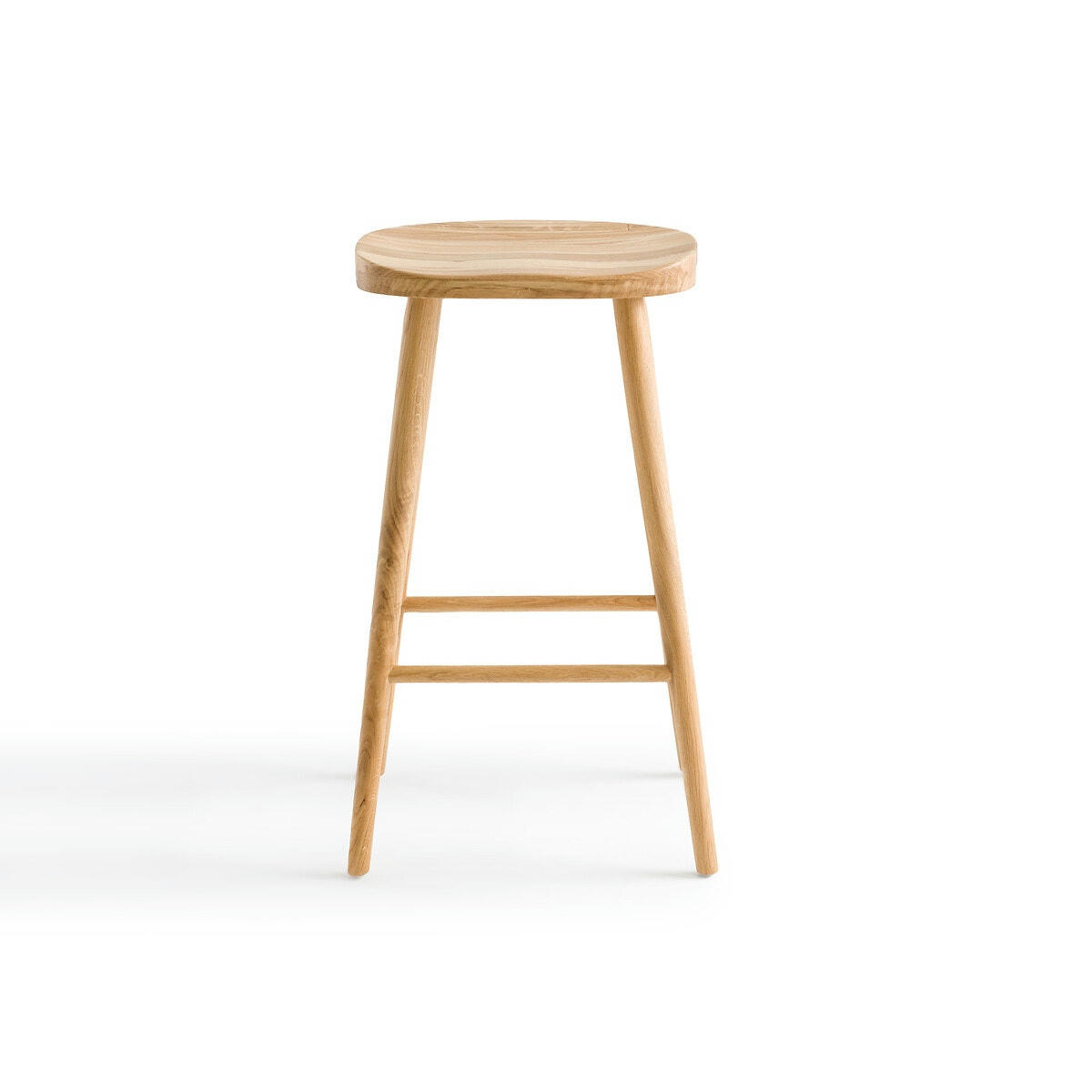 Tabouret de bar chêne massif H68, Dragy