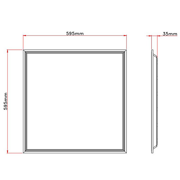 Panneau LED UGR19 36W 60x60cm (Pack de 2) - Blanc Froid 6000K - 8000K - SILAMP