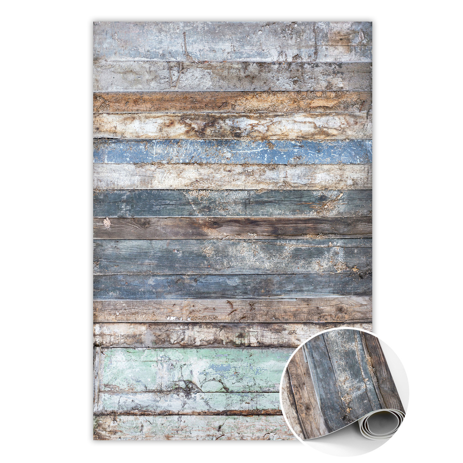 Wewnętrzny dywan winylowy Poziome deski 60 x 90 cm