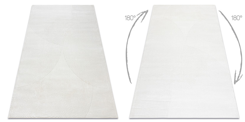 Dywan BALANCE 0194 krem - Geometryczny, strukturalny, glamour80x150 cm