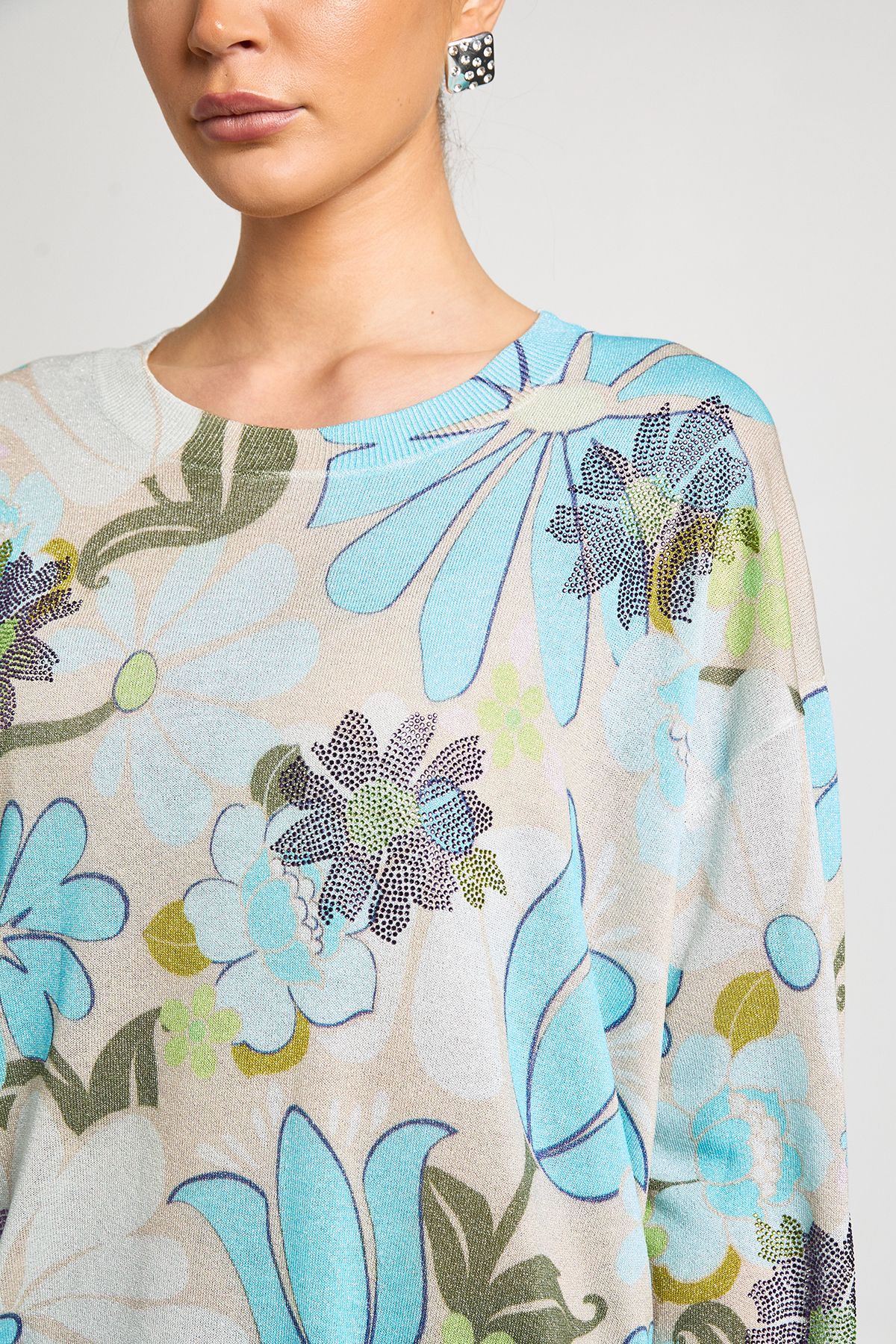 Debenhams Ashish Retro Floral Jumper With Hotfix