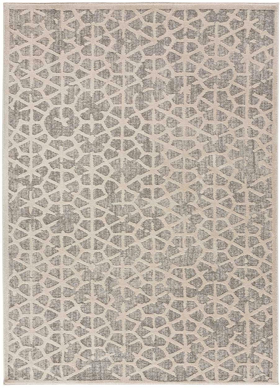 PAULA - Tapis vintage beige gaufré, 160X230 cm
