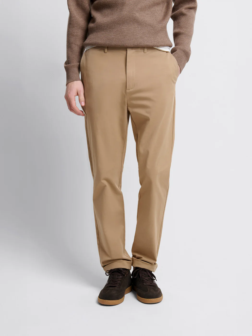 Chino en coton mélangé