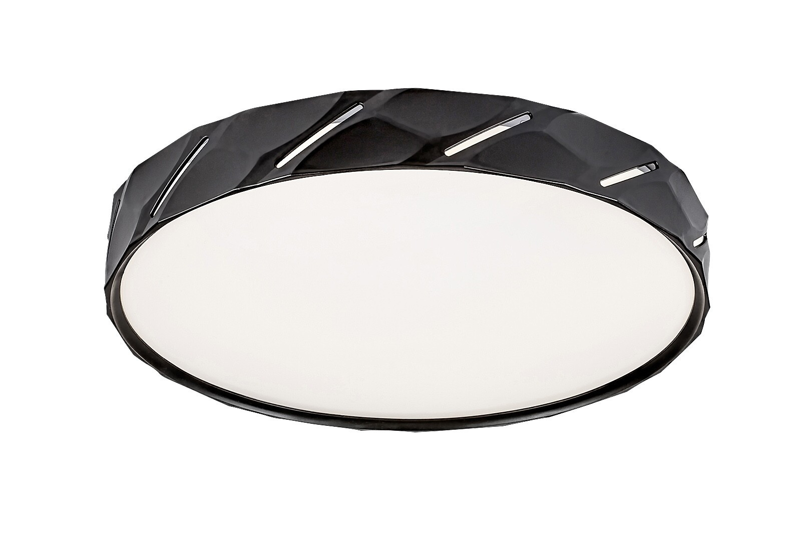 Plafon Nessiraokrągły czarny LED 1x25W 39cm 1100lm IP20 Rabalux