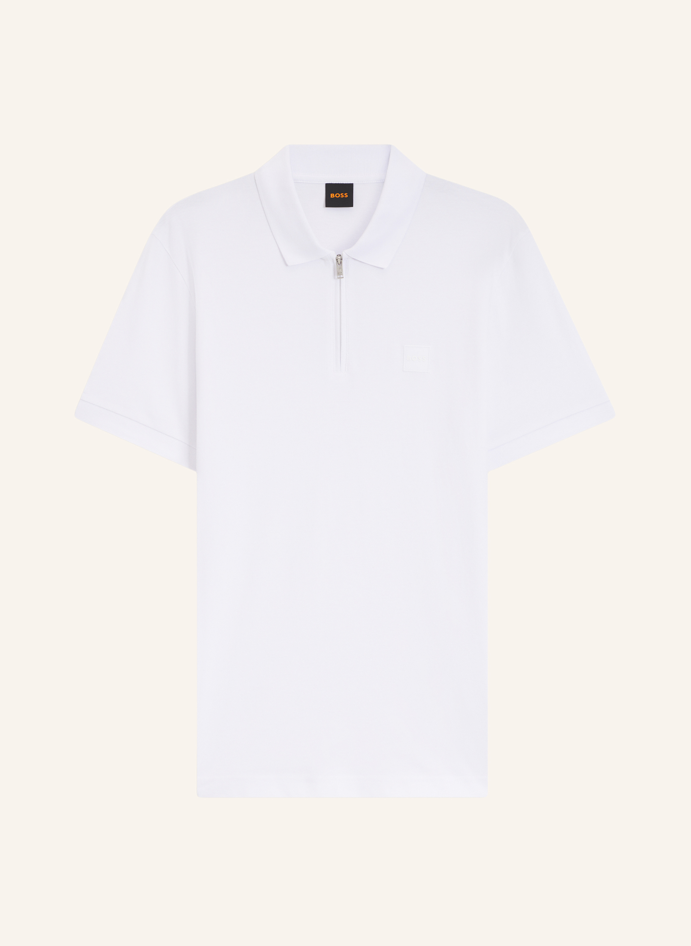 BOSS Piqué-Poloshirt PASSERZIP