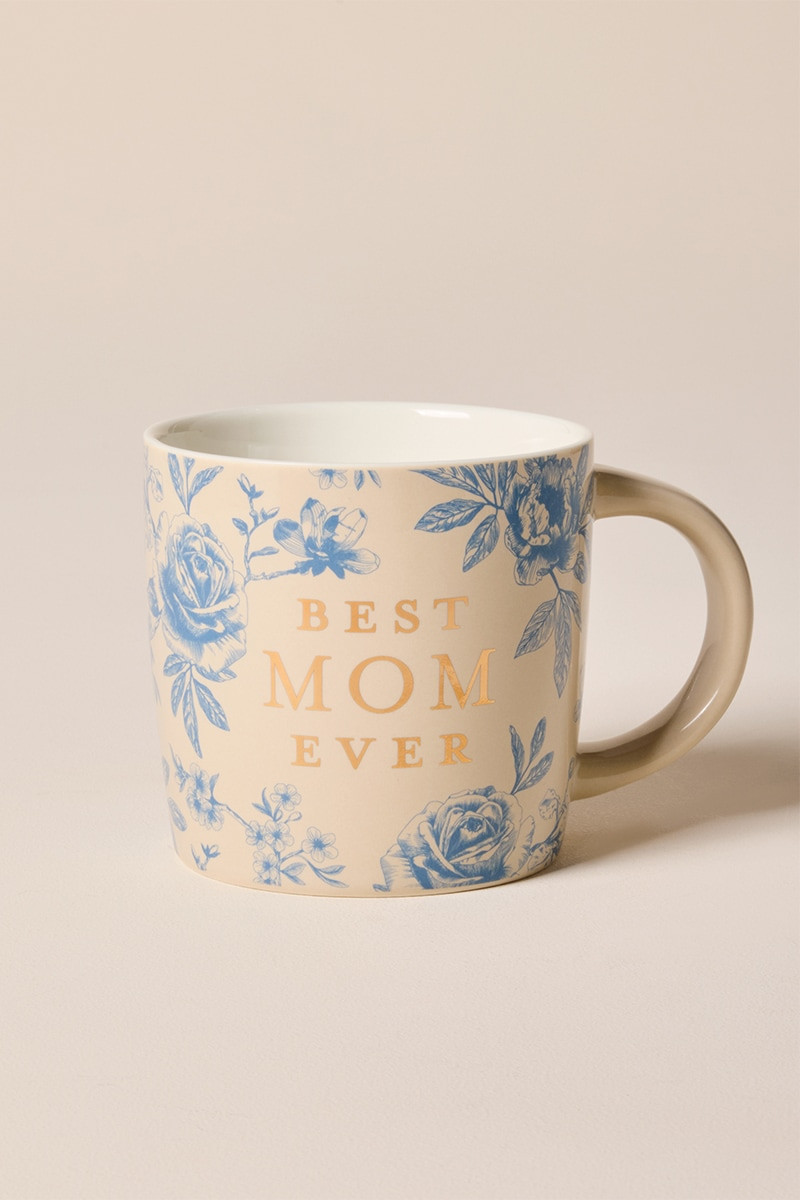 Best Mom Ever Floral Mug