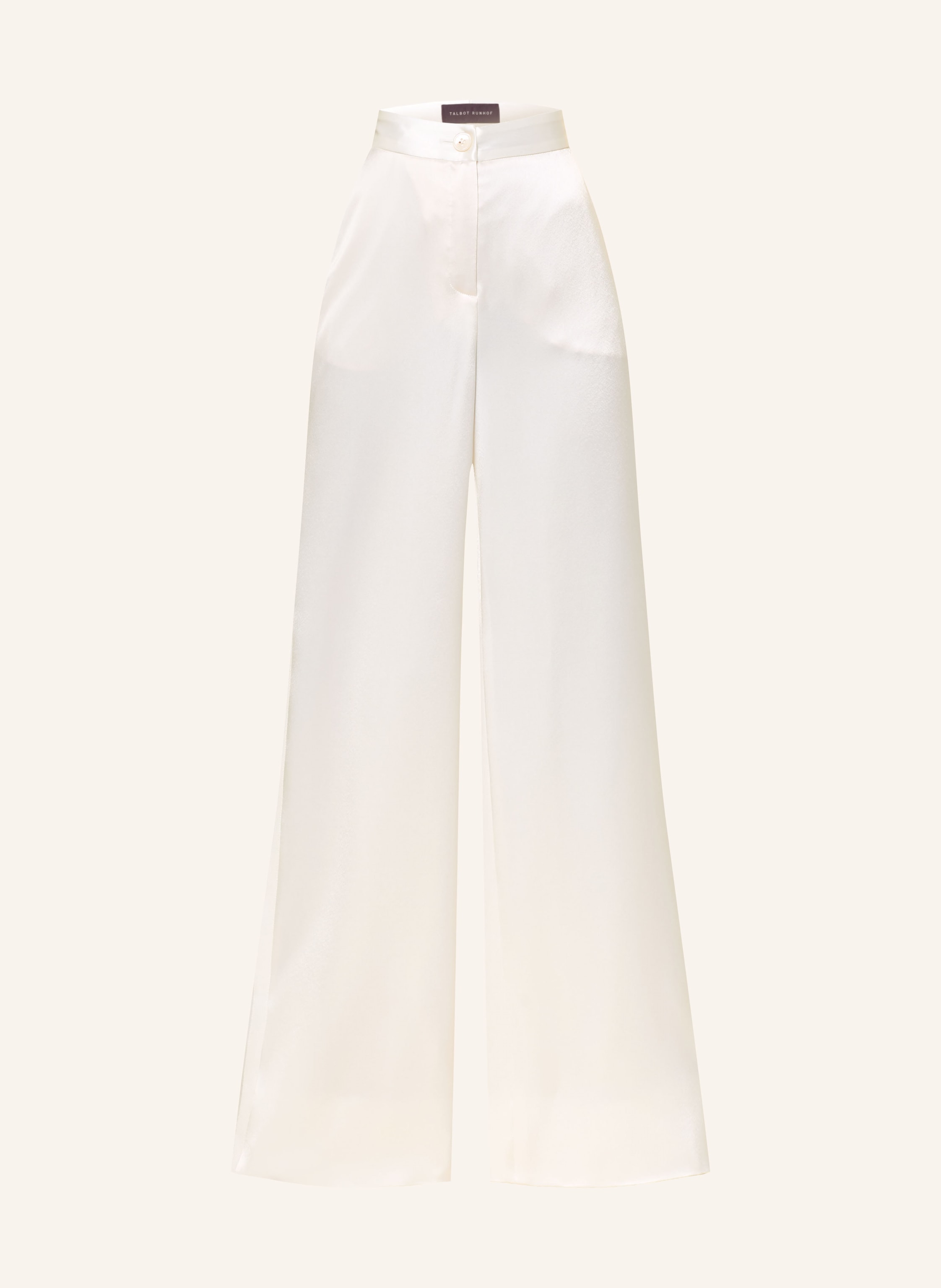 TALBOT RUNHOF Marlenehose aus Satin mit Galonstreifen