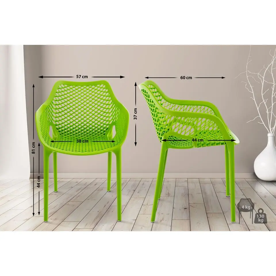 CLP Tuinstoel Air XL Kunststof - groen