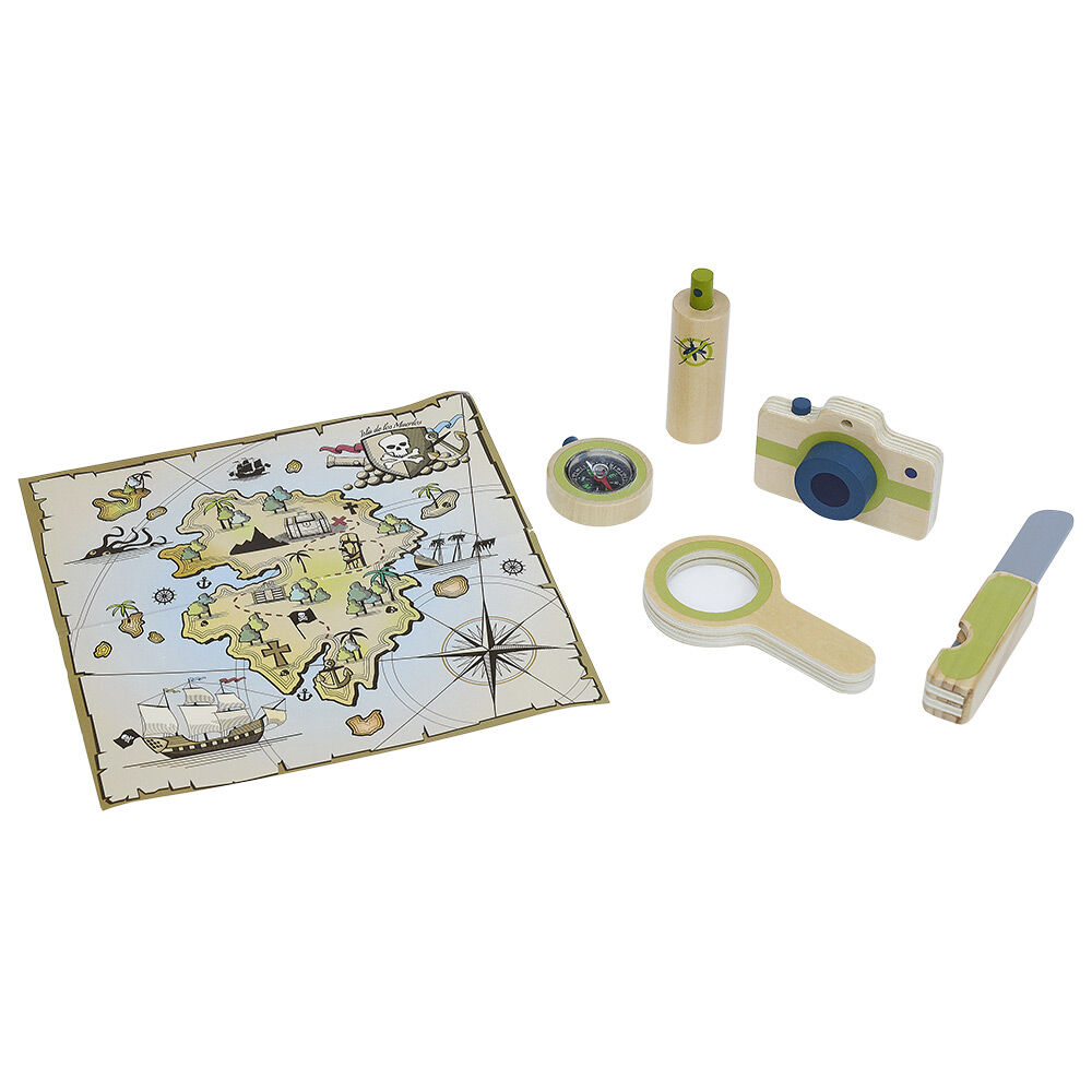 Mallette du petit aventurier en bois