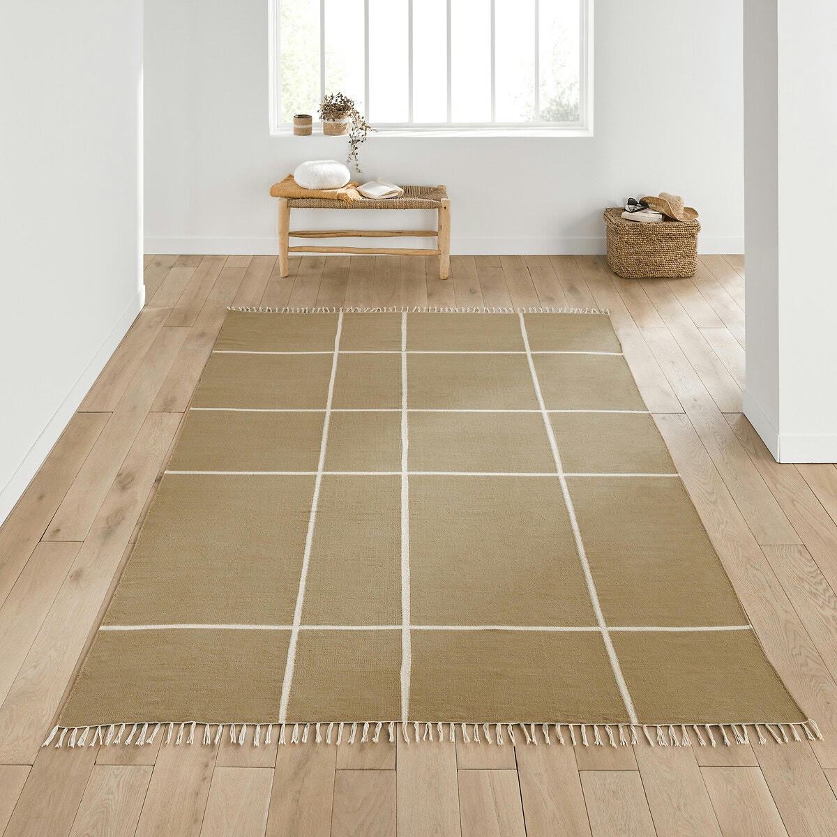 Tapis tissé plat en coton, Corey