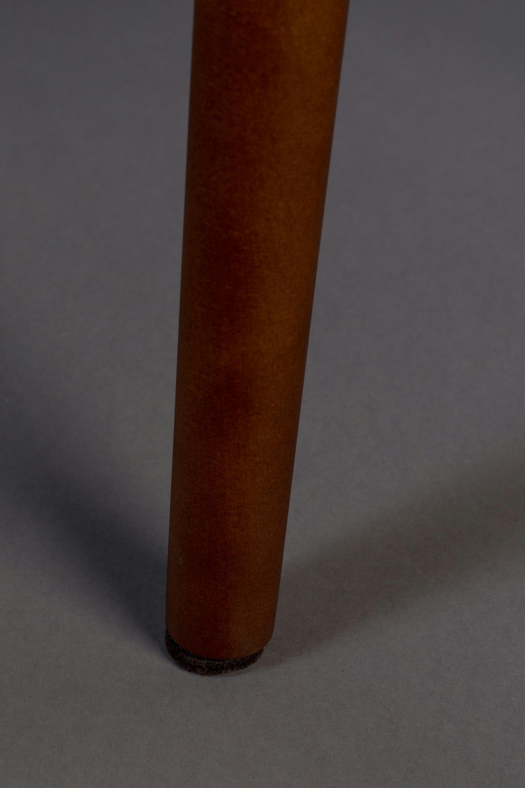 BARBARA - Chaise en velours gris