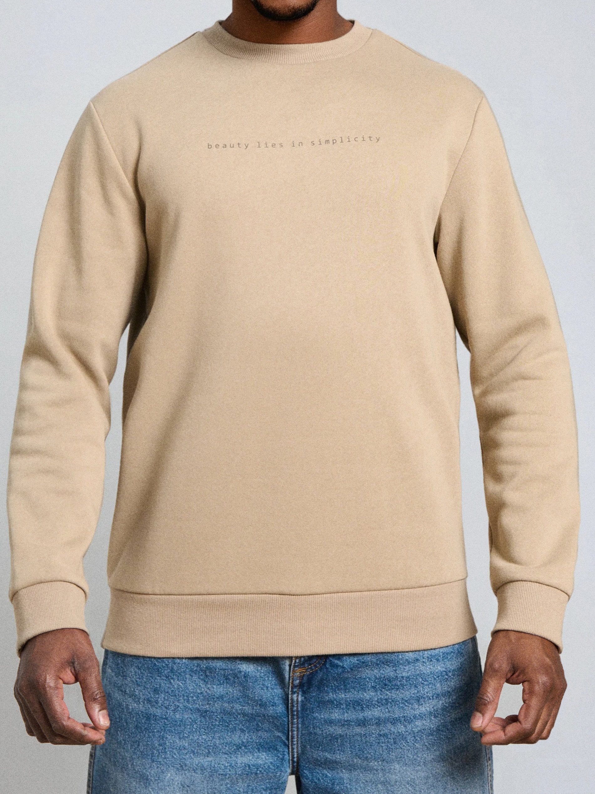 Bluza crewneck z napisem