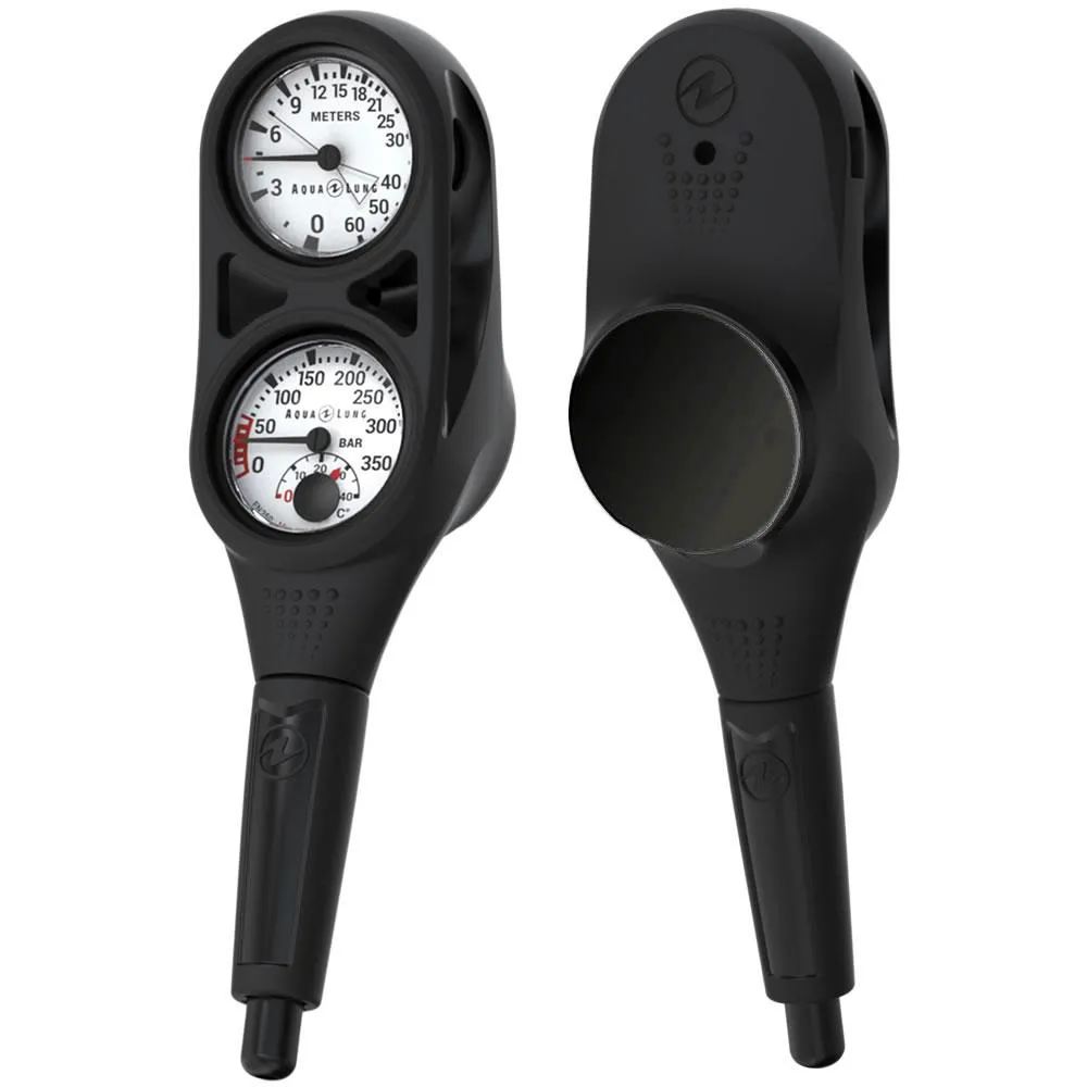 Aqualung 2 Elemments Depth/Pressure Gauge Console