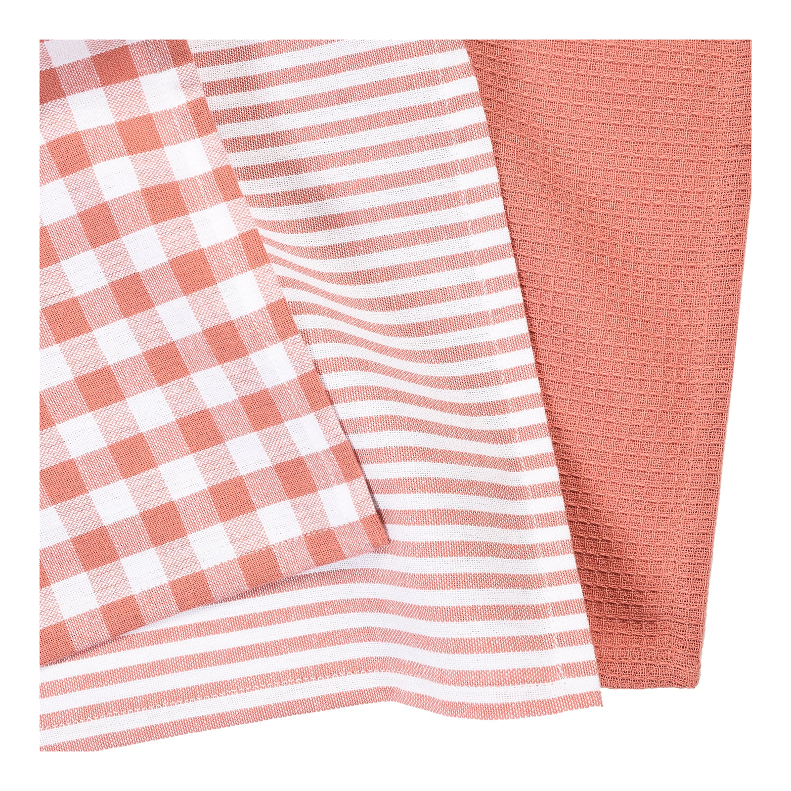 Geschirrtuch-Set Rosa,L 700 x B 500 mm, 3 -tlg.
