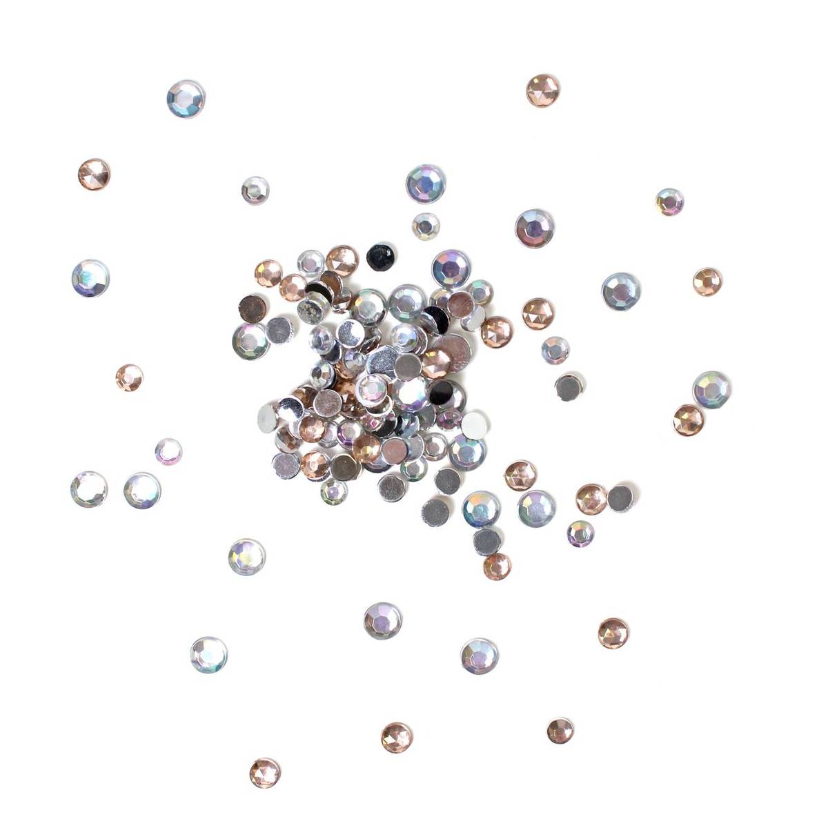 Rose Gold Assorted Round Gems 90g
