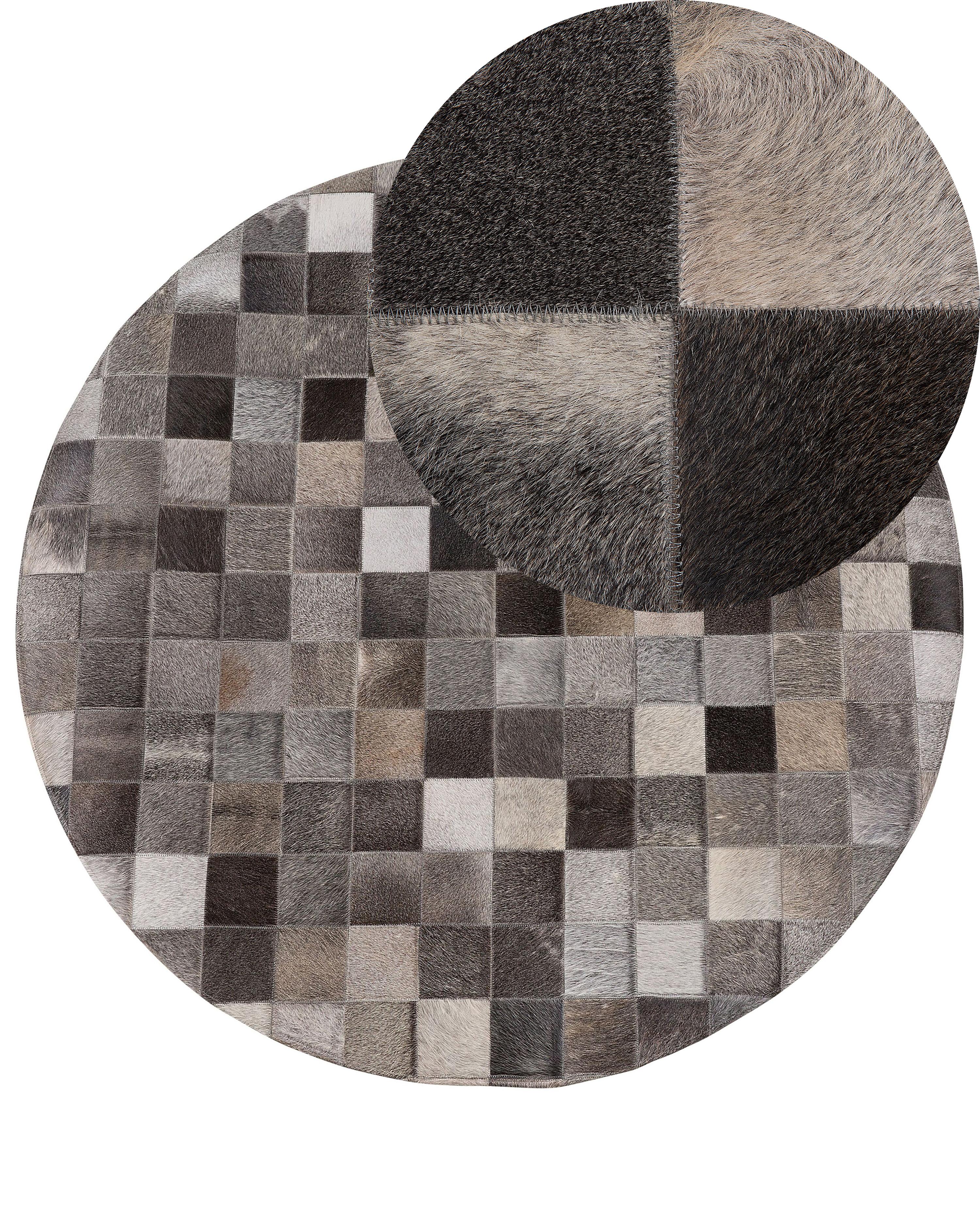 Rug BERGAMA Brown ? 140 cm Leather