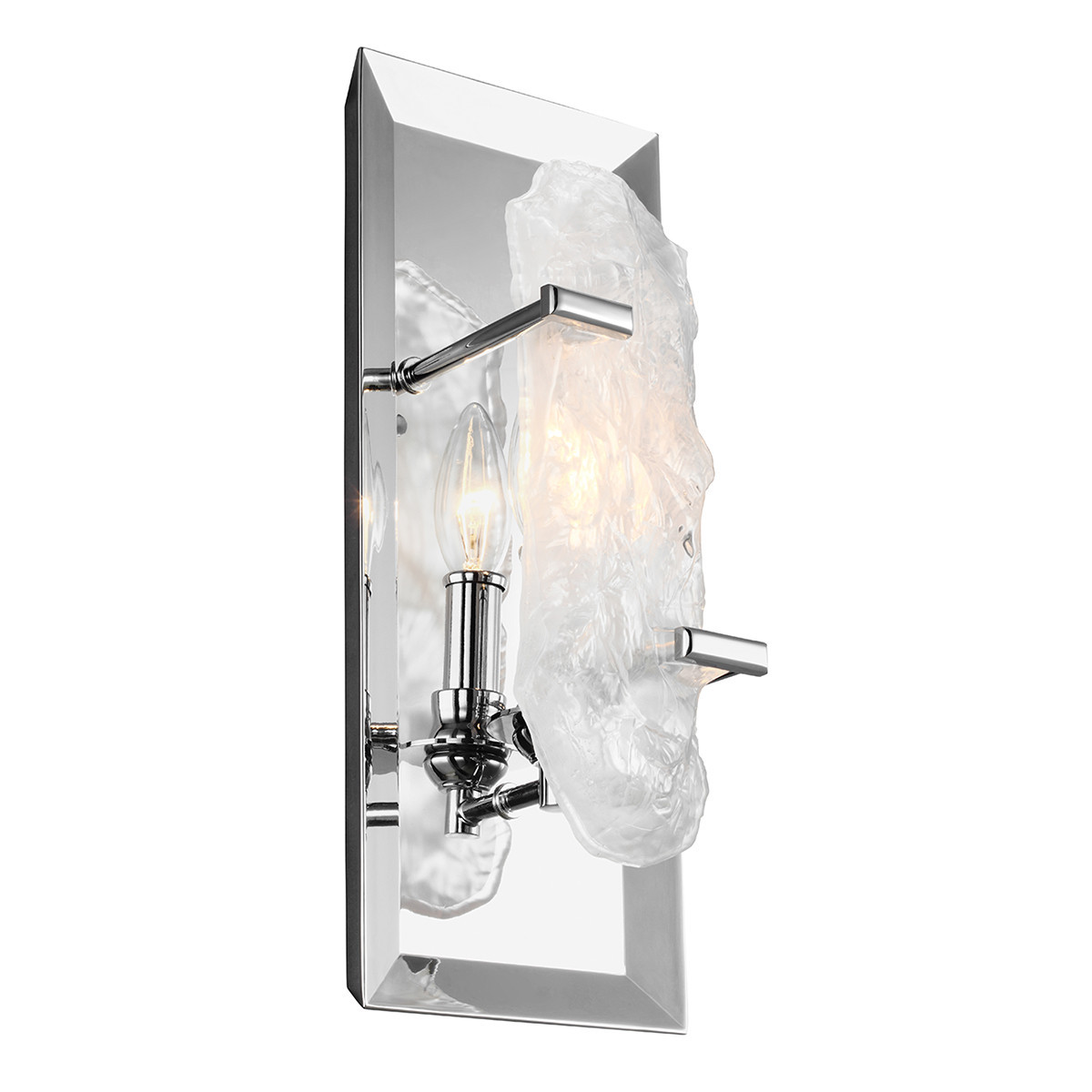 Kinkiet chromowany Katerina 1xE14x60W wym:38,1x15,2x11,7cm IP20 Feiss