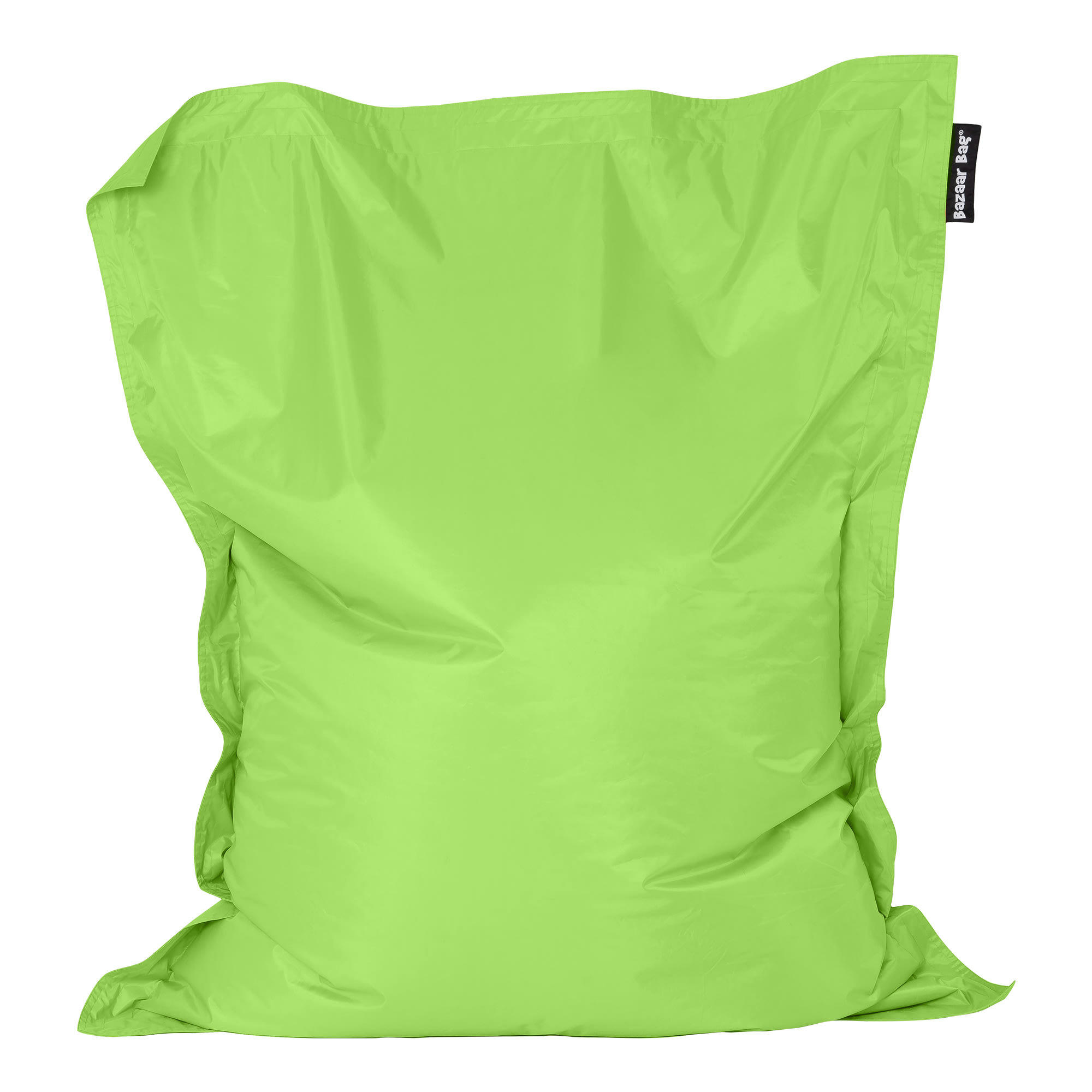 BAZAAR BAG - Coussin de sol vert citron 180x140cm