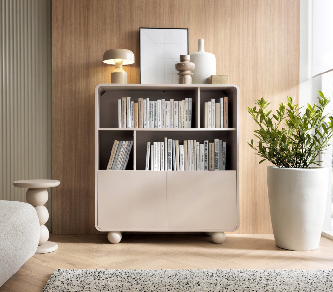 Nowoczesny Regał NOMBI RG108 Cashmere