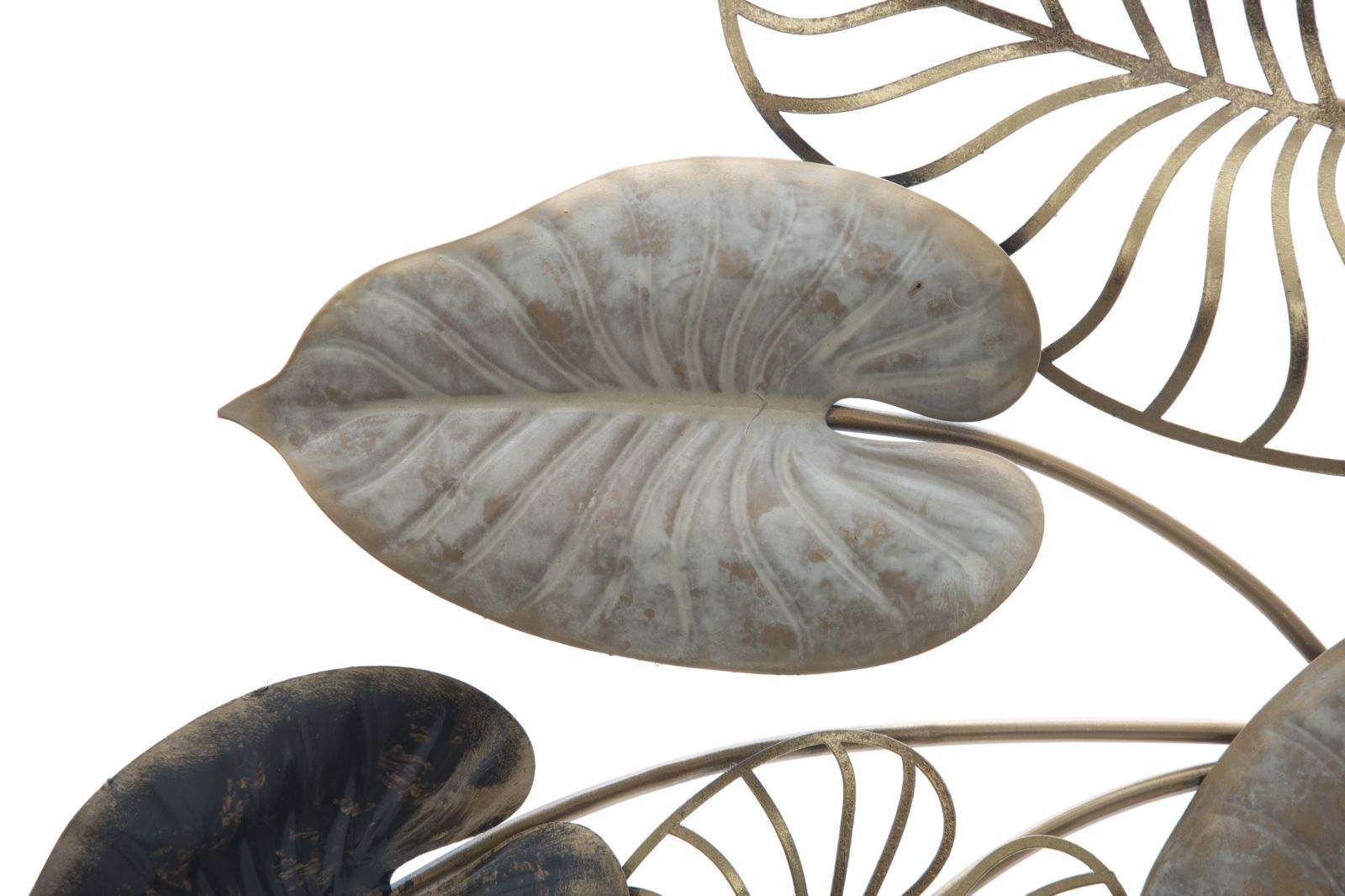 3D decoratief paneel in veelkleurig metaal 131x4,5x61 cm