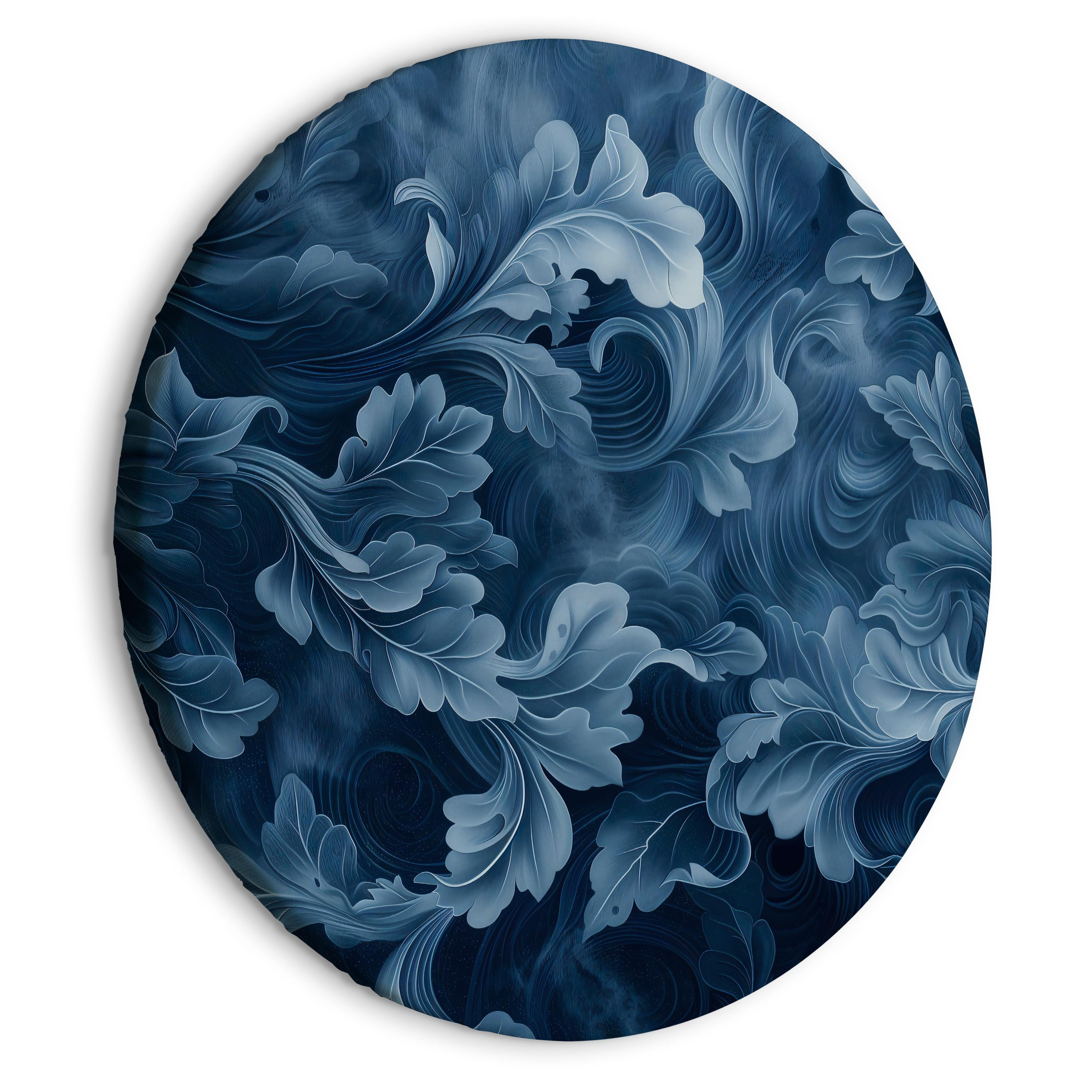 Obraz owalny Ornamenty abstrakcyjne 40 x 40 cm