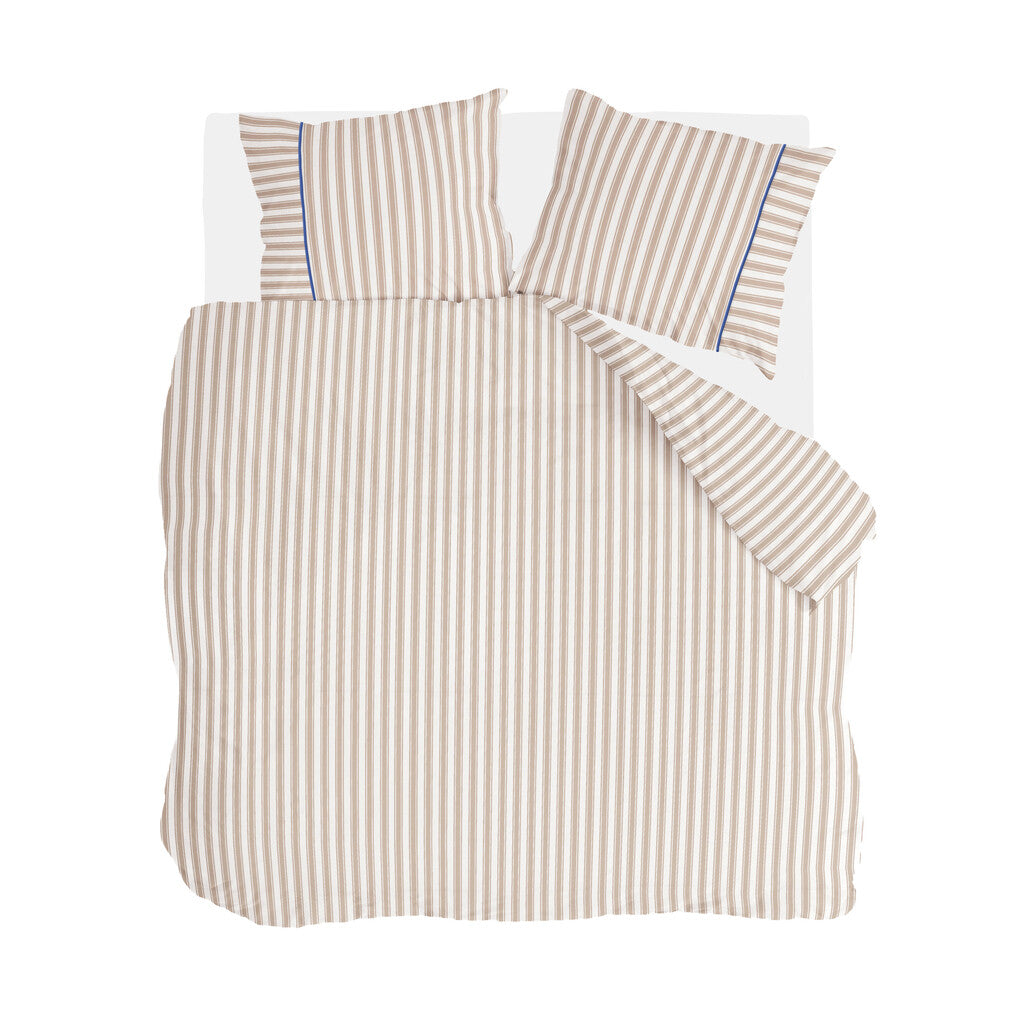 Walra - Dekbedovertrek Refined Lines - 240x220 cm - Zand