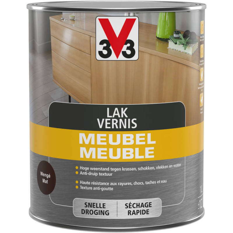 Vernis Meuble Deco wenge mat 1 L V33