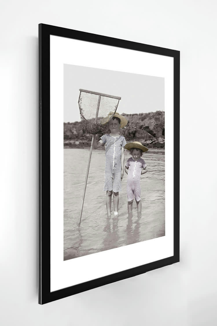 KELEPOQ COULEUR - Photo ancienne couleur enfance n°33 alu 30x45cm