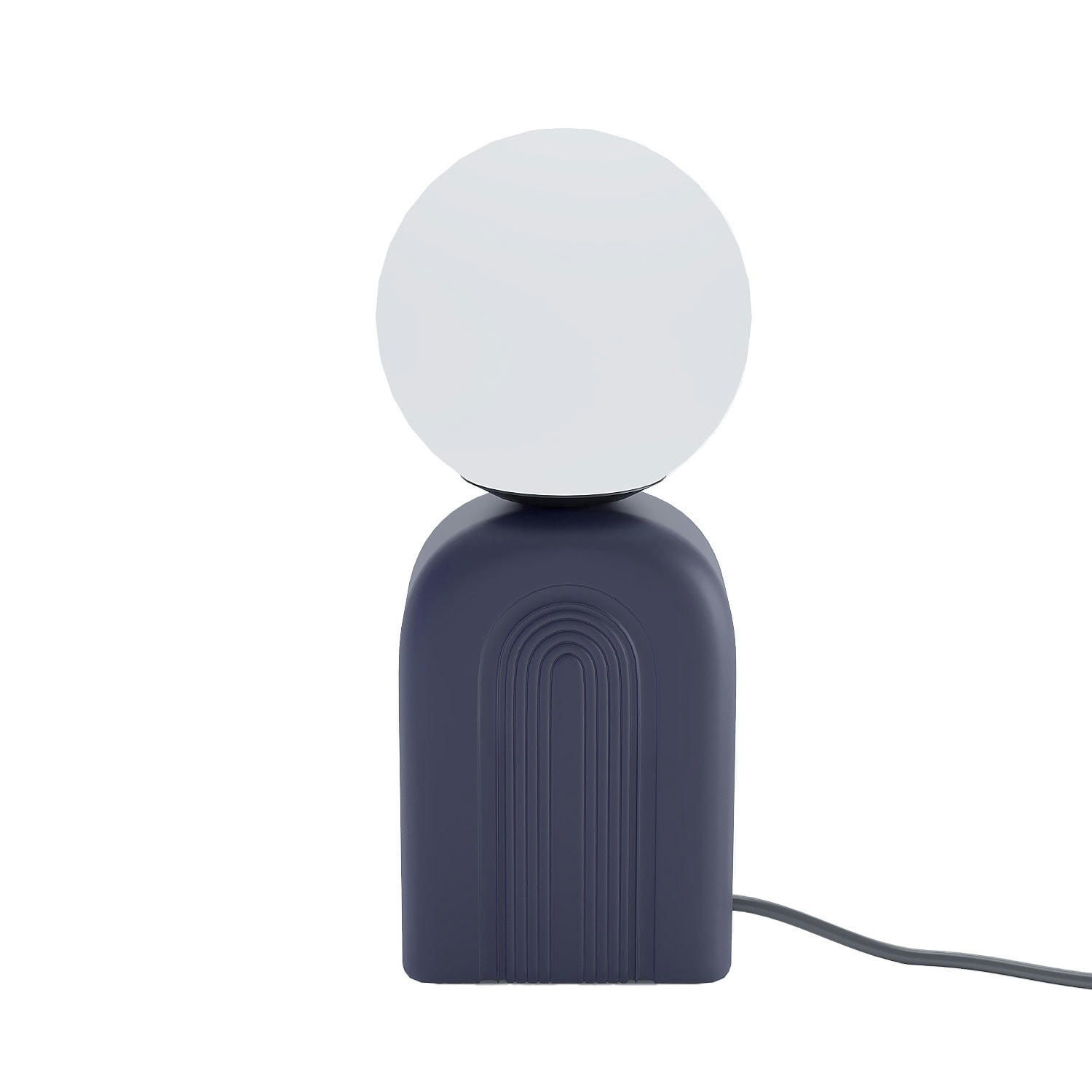 GOYA - Lampe de table en céramique vintage bleue